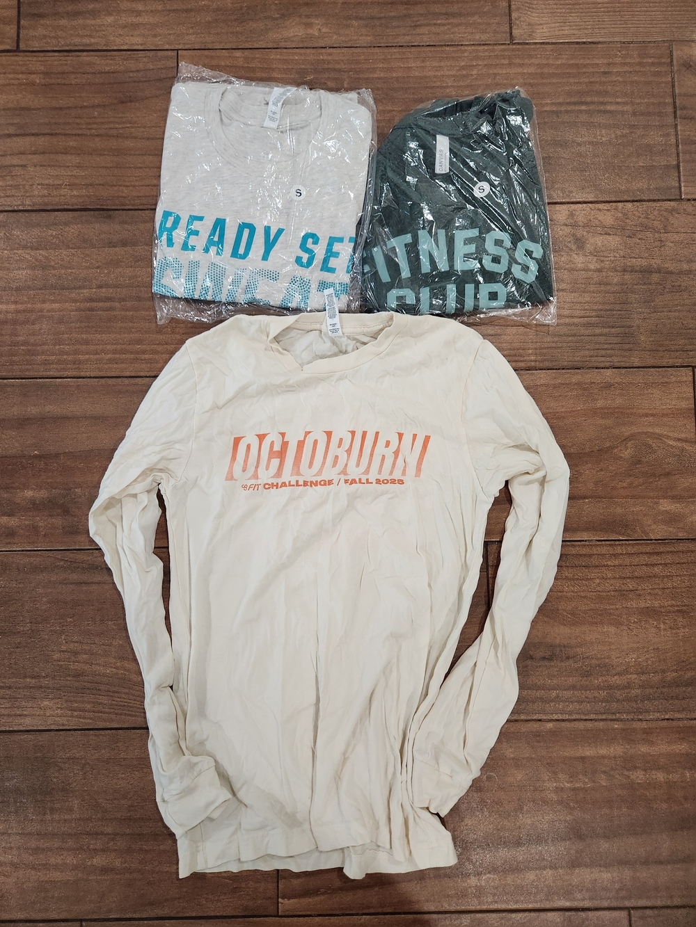 Camp gladiator shirt bundle lot of 3Size S Octoburn long sleeve short